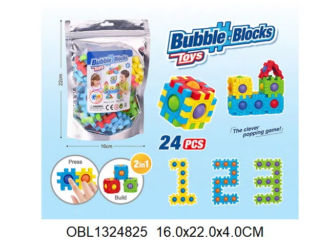 益智灭鼠减压积木 24PCS_OBL1324825