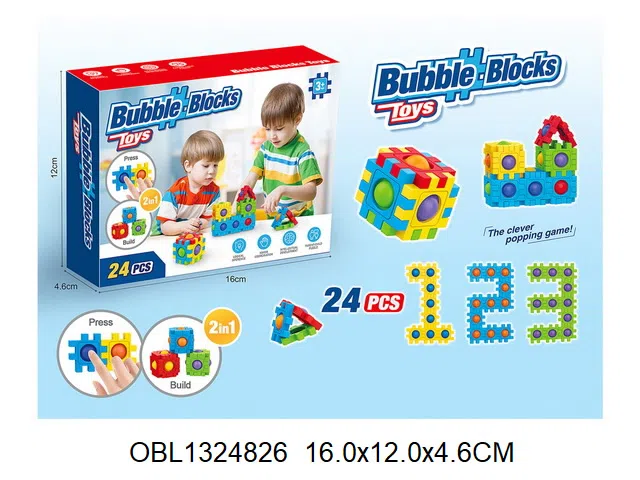 益智灭鼠减压积木 24PCS_OBL1324826