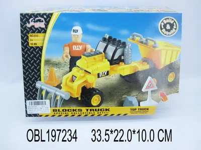 自装积木工程车  1盒16PCS_OBL197234