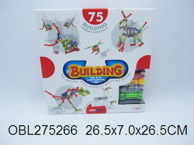 骨架结构自装积木 75PCS_OBL275266