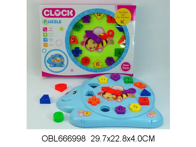 蜗牛时钟积木_OBL666998