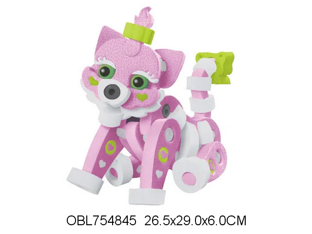 智力EVA积木 猫_OBL754845