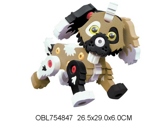 智力EVA积木 狗_OBL754847