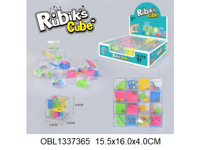 益智平衡迷宫盒 16款混装  16个装1展示盒_OBL1337365