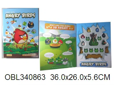 愤怒的小鸟游戏套装弹弓带灯光 叫声 包电_OBL340863