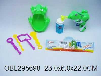 惯性泡泡枪实色喷漆 青蛙盘 4条吹具_OBL295698