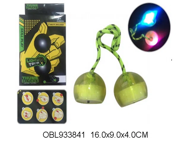 手指溜溜球带灯光 包电 4色混装_OBL933841