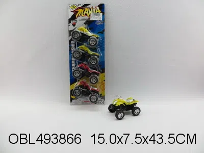 4只庄滑行沙滩摩托车 2色混装_OBL493866