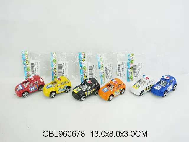 滑行警车 4款6色混装_OBL960678