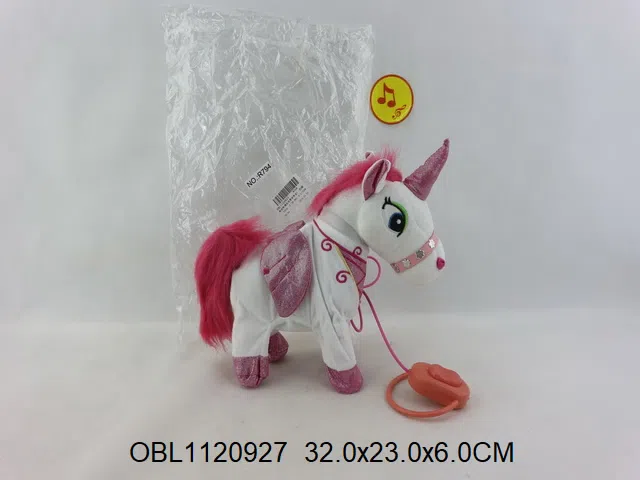 电动牵绳独角兽狗带音乐 无包电_OBL1120927