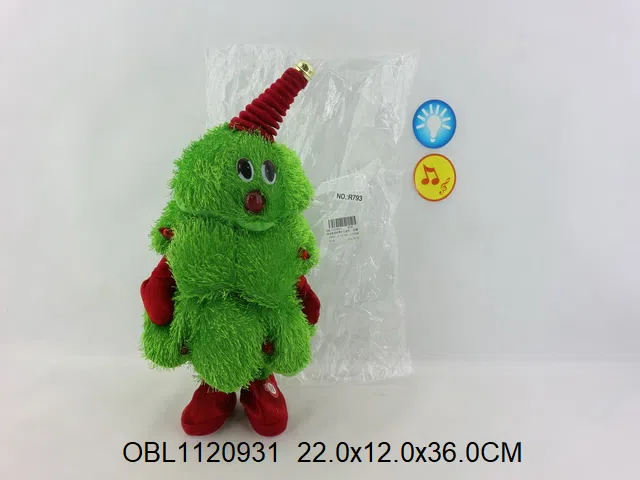 电动圣诞树带灯光音乐 无包电_OBL1120931