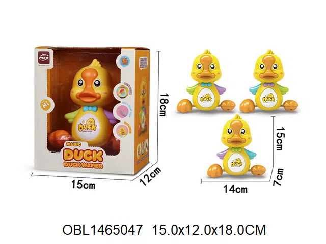 电动声控鸭带灯光音乐  2*AAA无包电_OBL1465047