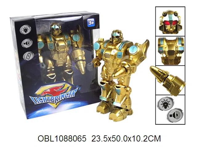 电动机器人带灯光音乐 无包电_OBL1088065