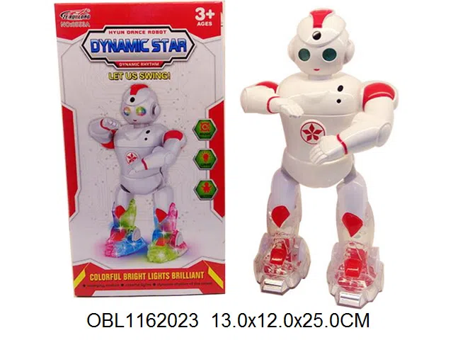 电动摇摆机器人带灯光音乐  无包电3AA_OBL1162023