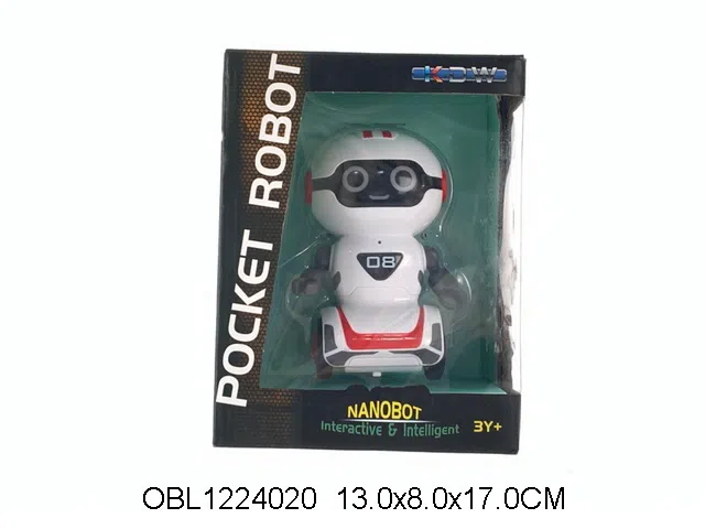 电动口袋机器人带灯光 互动对话 跳舞 双耳触摸感应 3*AAA无包电_OBL1224020