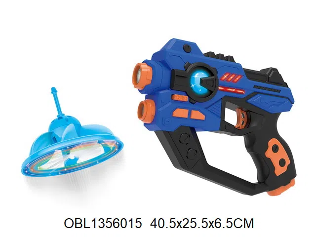 电动枪带灯光声音配飞碟带灯光配USB线   枪3*AA无包电_OBL1356015