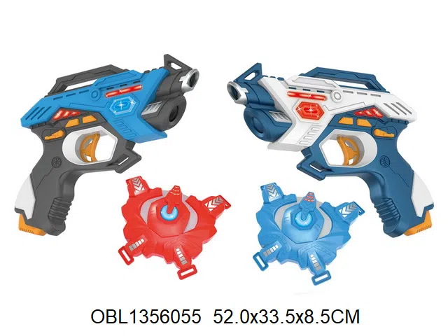 2支庄电动枪带灯光声音配背心 带灯光   枪各3*AA无包电_OBL1356055