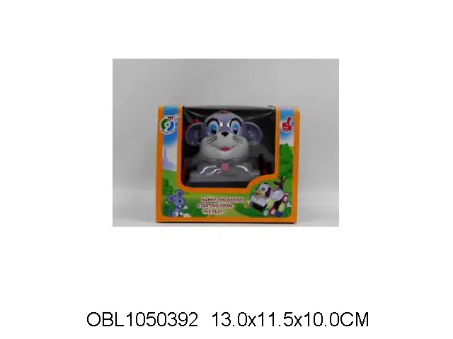 电动卡通鼠带灯光音乐 无包电_OBL1050392