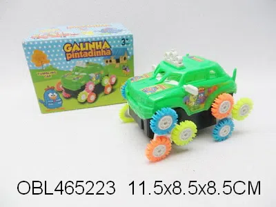 电动小鸡翻斗车 无包电 3色混装_OBL465223