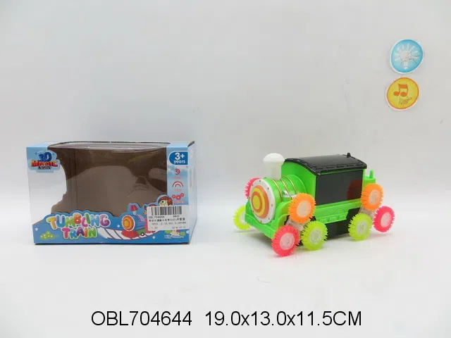 电动卡通翻斗车带3D灯光音乐 无包电 蓝 绿2色混装_OBL704644