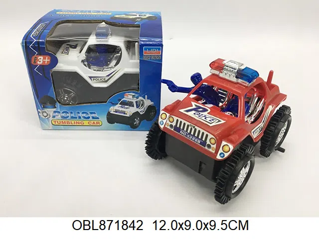 电动翻斗警车 无包电 红 白2色混装_OBL871842