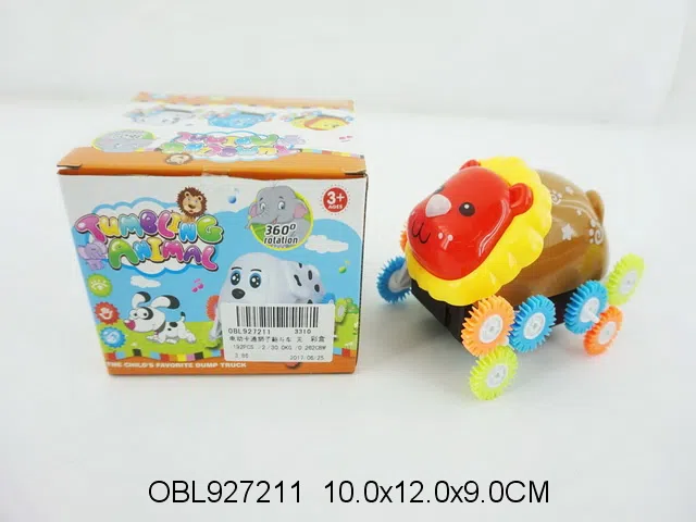 电动卡通狮子翻斗车 无包电_OBL927211