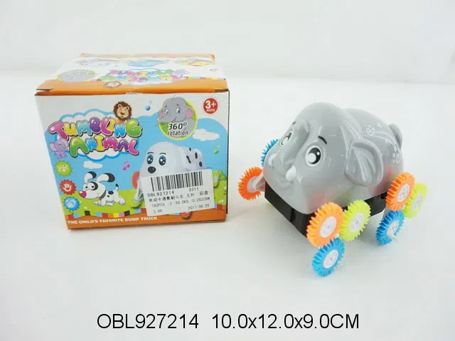 电动卡通象翻斗车 无包电_OBL927214