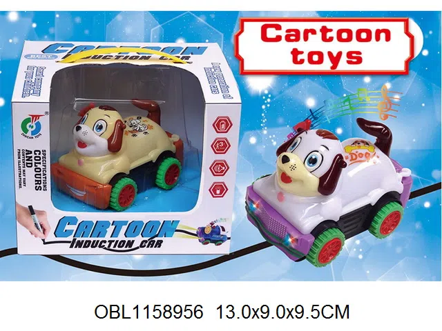 电动智能行线车带灯光音乐 3*AAA无包电_OBL1158956