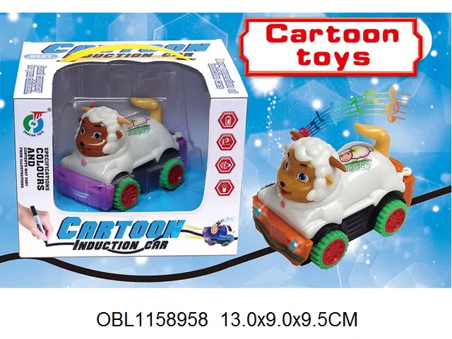 电动智能行线车带灯光音乐 3*AAA无包电_OBL1158958