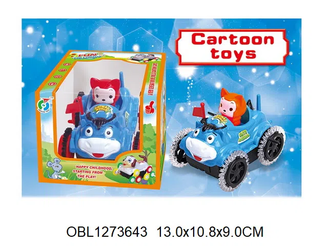 电动卡通牛车 2粒2号无包电_OBL1273643