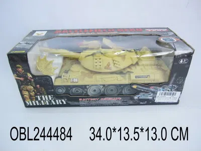 电动万向灯光音乐仿真坦克 无包电 黄色 军绿色迷彩_OBL244484