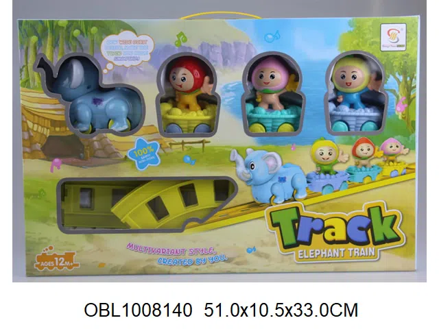 电动轨道车套装带灯光音乐 无包电_OBL1008140