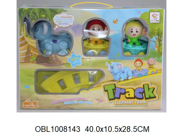电动轨道车套装带灯光音乐 无包电_OBL1008143
