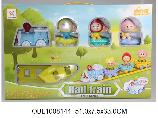 电动轨道车套装带灯光音乐 无包电_OBL1008144