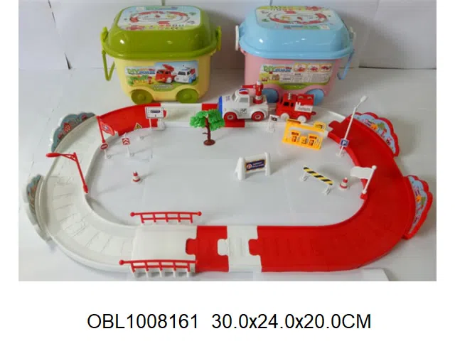 电动消防轨道车套装带灯光音乐 无包电_OBL1008161