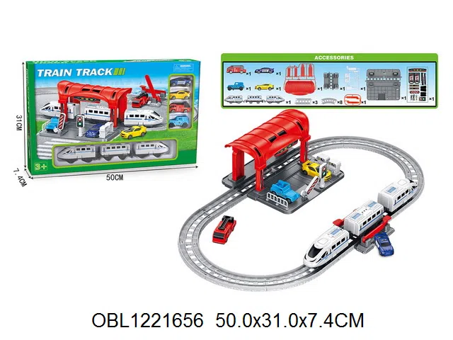 电动高铁轨道套装 配4只小车 无包电 2*AA电池_OBL1221656