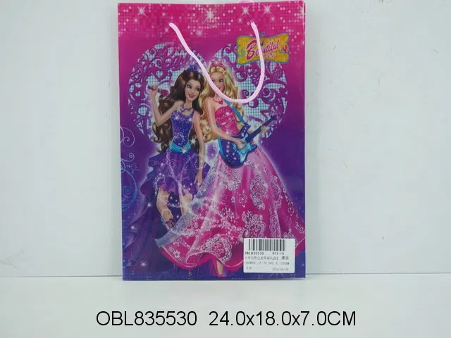 小号方形公主环保礼品袋 膜袋/12个_OBL835530