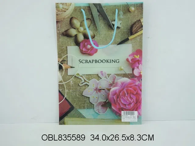 大号方形剪贴薄环保礼品袋 膜袋/12个_OBL835589