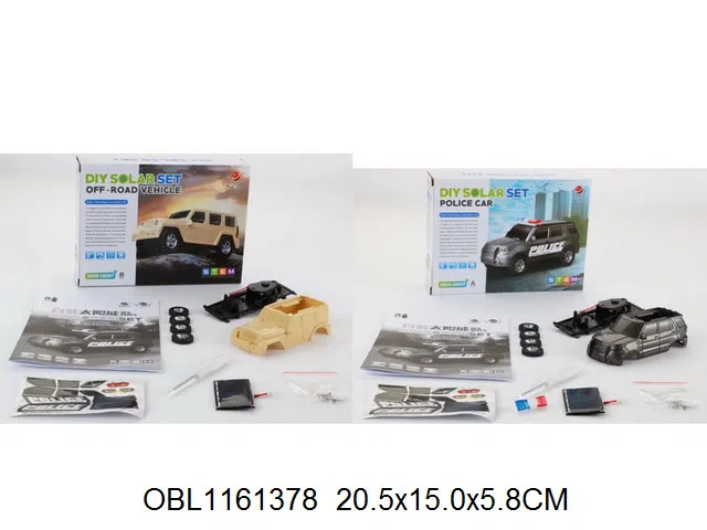 自装太阳能警车/越野车 2款混装_OBL1161378