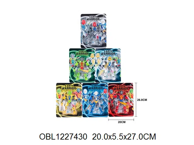 拼装机器人战士 6款混装_OBL1227430