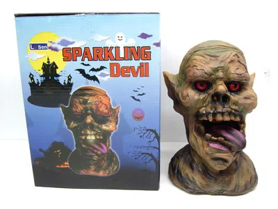 陶瓷鬼头闪光灯(7.5寸)_OBL026904