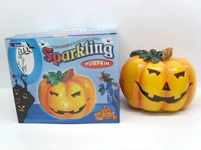 陶瓷闪光南瓜灯_OBL026909