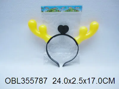 龙角发夹带双闪灯 包电 3色混装_OBL355787