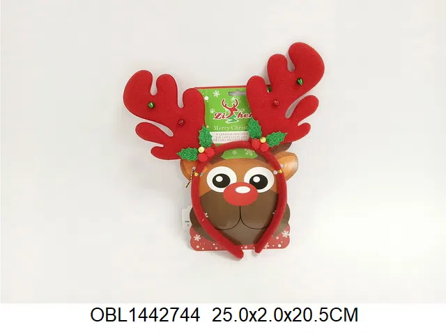 红色鹿角发夹_OBL1442744