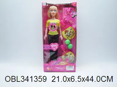 18寸实身芭芘带英文IC音乐 包电 2款1色_OBL341359