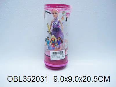 7寸带音乐盒实身芭芘 1款2色混装_OBL352031