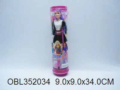 11寸带音乐盒实身芭芘 1款2色混装_OBL352034