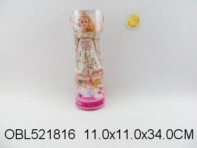 11寸实身芭芘音乐盒 包电 主体衣服1款2色混装_OBL521816