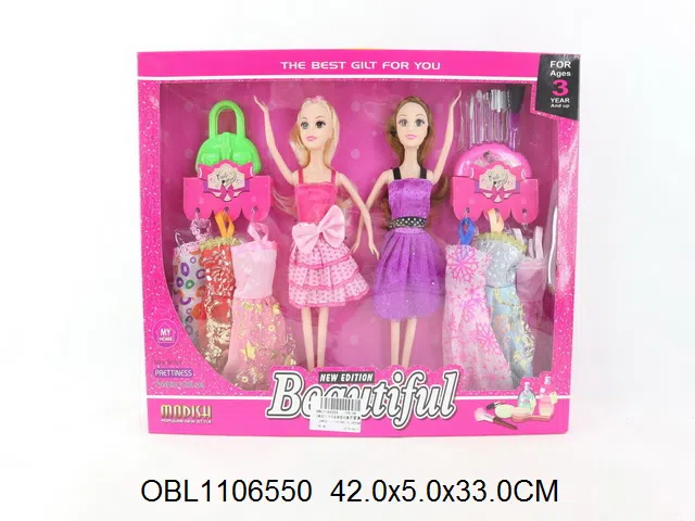 2身庄11.5寸实身芭芘套装  主体衣服1款1色_OBL1106550