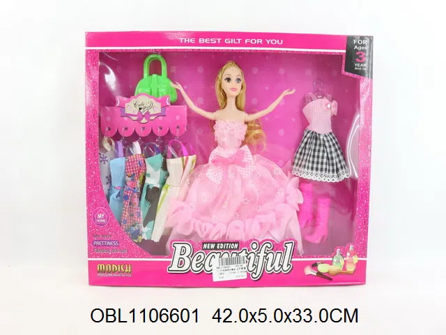 11.5寸实身芭芘套装 主体衣服1款1色_OBL1106601